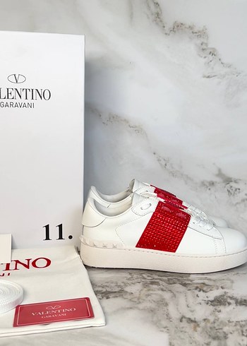 Valentino Garavani Beyaz Nakışlı Kadın Spor Ayakkabı - Görsel 3