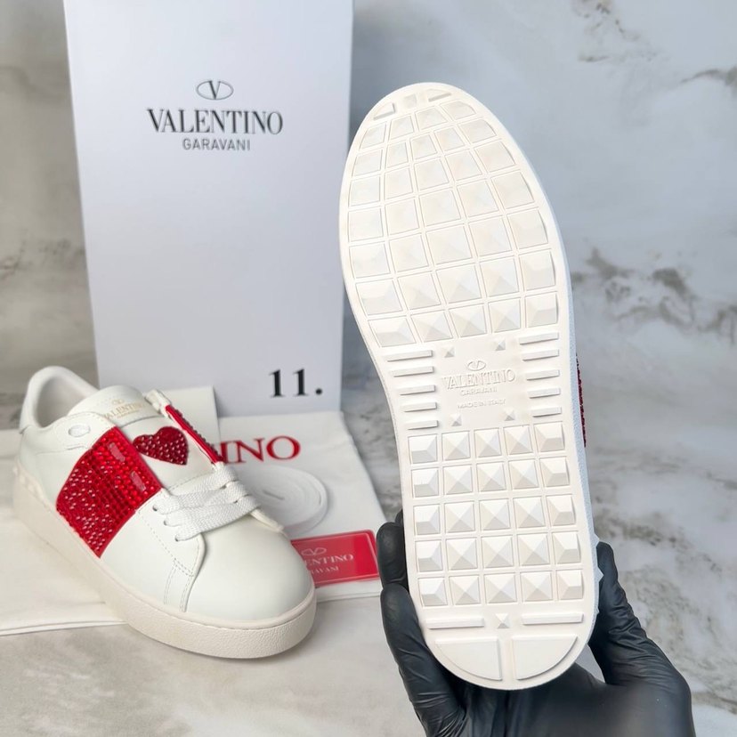 Valentino Garavani Beyaz Nakışlı Kadın Spor Ayakkabı - Görsel 5