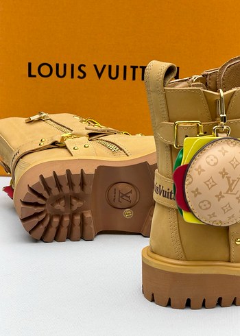 New Louis Vuitton Erkek Bot Taba 40/45 Arası - Görsel 3