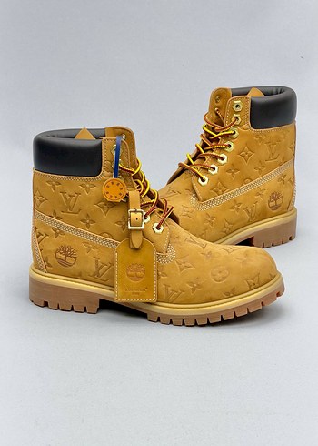 Louis Vuitton Kahverengi Tokalı Erkek Street Wear Bot - Görsel 3