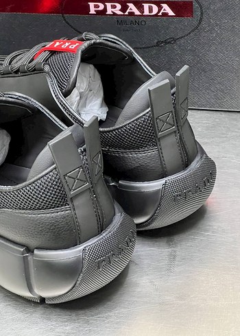 Prada Siyah Erkek Spor Ayakkabı Velcro - Görsel 2