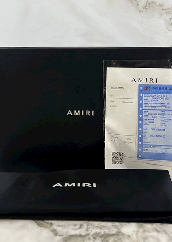 Amiri Neo Siyah Bağcıklı Erkek Spor Ayakkabı 41/45 İNDİRİMDE - Görsel 7