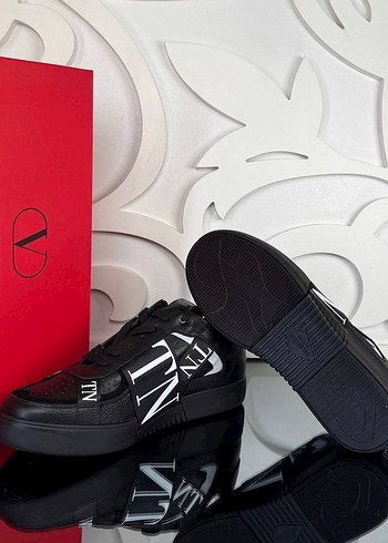 Valentino Siyah Erkek Spor Ayakkabı Velcro Detaylı - Görsel 2