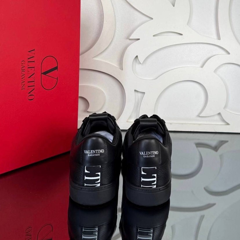 Valentino Siyah Erkek Spor Ayakkabı Velcro Detaylı - Görsel 4
