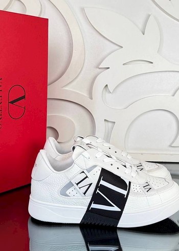 Valentino Beyaz Renkli Velcro Detaylı Erkek Spor Ayakkabı - Görsel 2