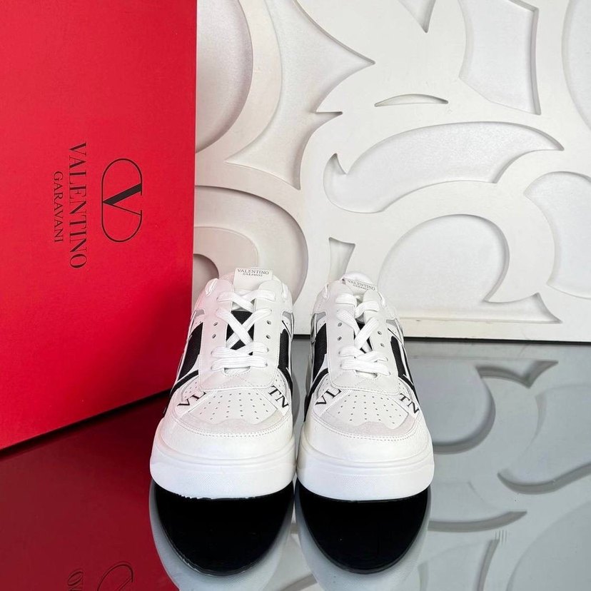 Valentino Beyaz Renkli Velcro Detaylı Erkek Spor Ayakkabı - Görsel 4