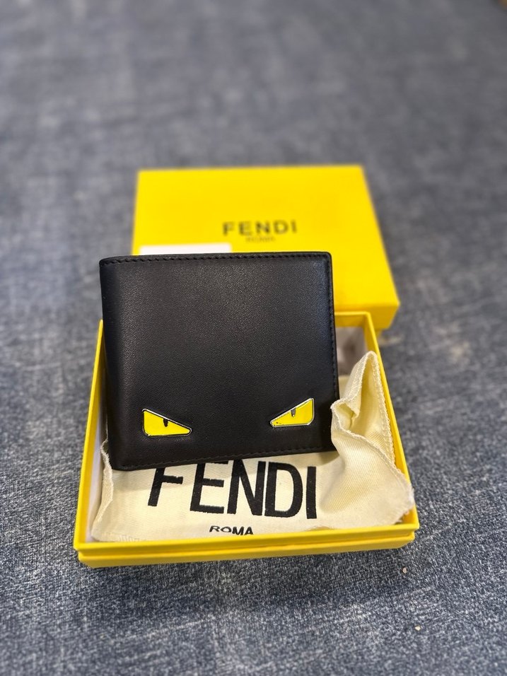 Fendi Siyah Biker Erkek Cüzdan - Görsel 2
