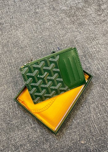 GoYard Gri Fermuarlı Baskılı  Kartlık - Görsel 2