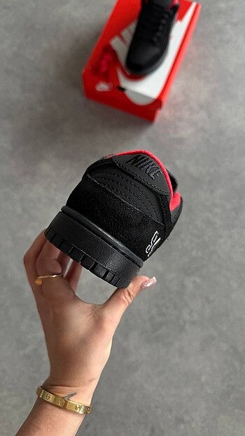 42 Beden siyah Renk Supreme x Nike SB Dunk Low 40/45 Men Sneakers Erkek Ayakkabı
