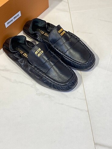 Miu Miu Miu Miu Loafer Women Classic Loafers 36/38 Kadın Ayakkabı