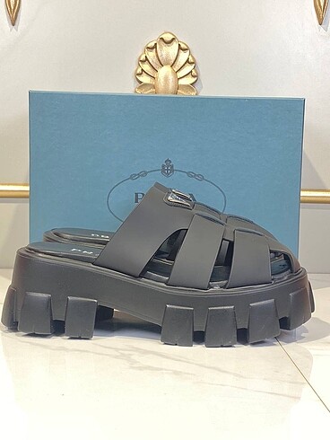36 Beden Prada Rubber Slipper Women 36/40 Kadın Terlik