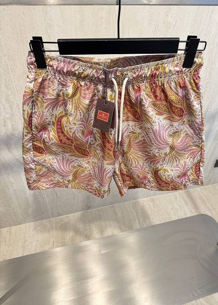 Etro Deniz Şort S M L XL XXL - Görsel 3