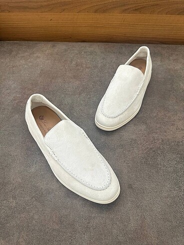 Loro Piana Loafers Hakiki Süet Deri 40-45 Arası