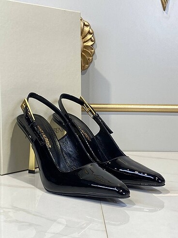 YSL Topuklu Rugan Abiye Ayakkabı 37/41 Arası