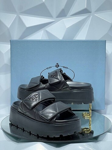 Prada New Prada Women Sandalls Sandalet 36 / 40