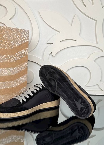 39 Beden Golden Goose Siyah Platform Topuklu Kadın Spor Ayakkabı