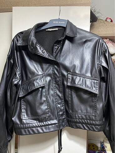 Siyah Deri Ceket - Görsel 3