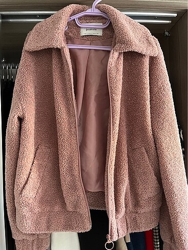 m Beden stradivarius peluş mont