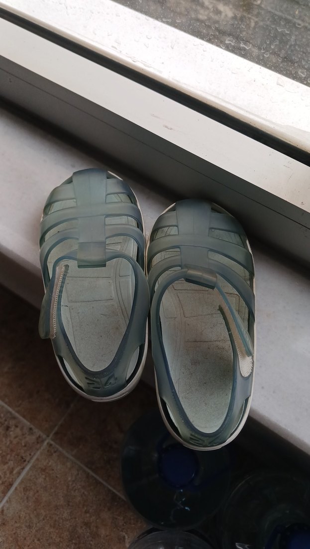 Bej Lastik Tokalı unisex Çocuk Sandalet - Görsel 3