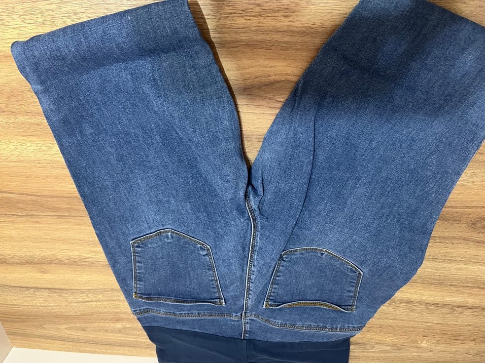 Koyu Mavi Hamile Kot Pantolon - Görsel 3