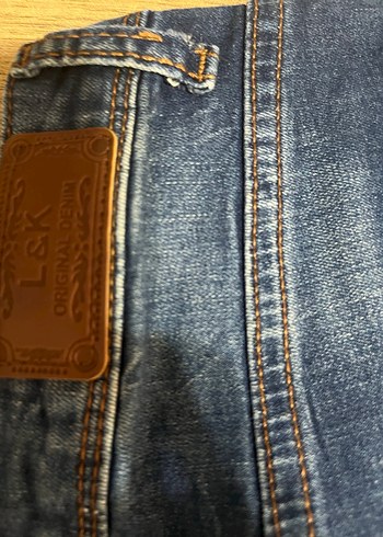 Kadın Mavi Mini Denim Jean - Görsel 3