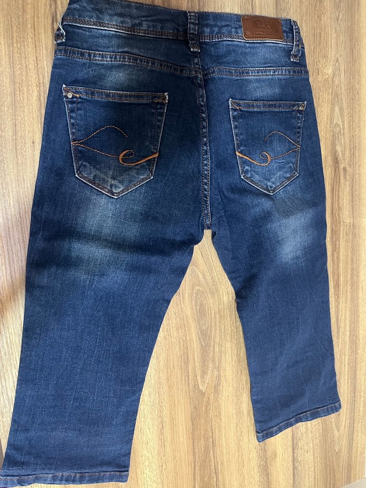 Kadın Mavi Mini Denim Jean - Görsel 2