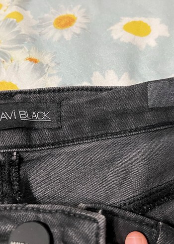 Erkek Siyah Fermuarlı Dar Kesim Denim Pantolon - Görsel 6