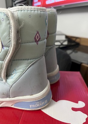 Kız Çocuk Beyaz Baskılı Sokak Stili Bot - Görsel 5