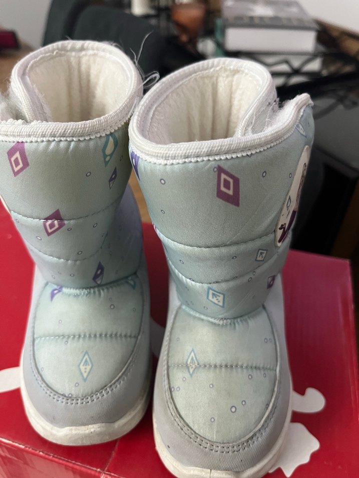 Kız Çocuk Beyaz Baskılı Sokak Stili Bot - Görsel 2