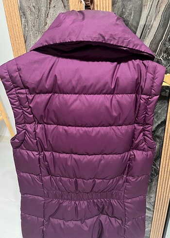 Nike Mor Kapitone Yelek, Fermuarlı, Yüksek Yaka - Görsel 3