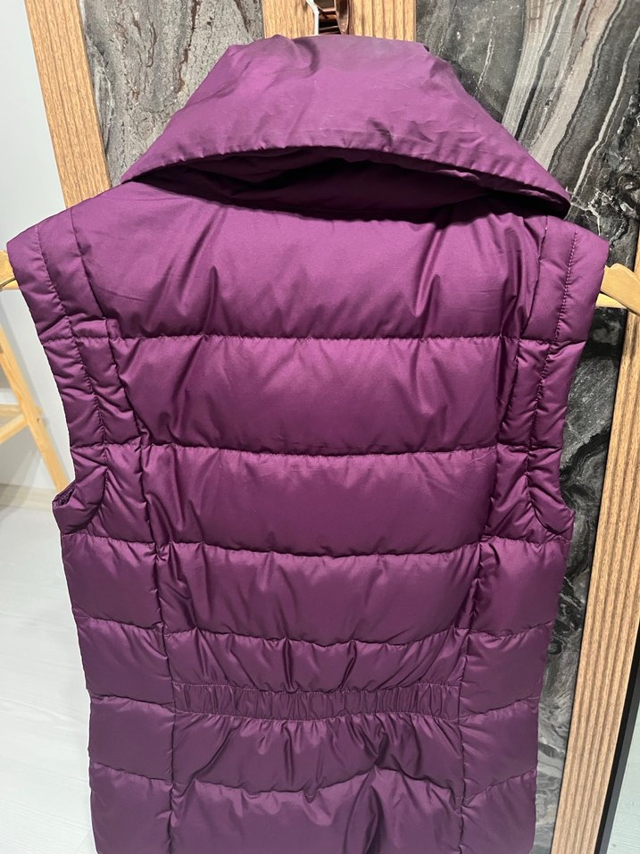 Nike Mor Kapitone Yelek, Fermuarlı, Yüksek Yaka - Görsel 3