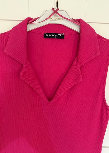 Pembe V Yaka Kolsuz Mini Kalem Elbise - Görsel 4