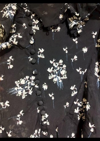 Çiçekli Uzun Elbise - Görsel 4