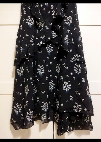 Çiçekli Uzun Elbise - Görsel 6