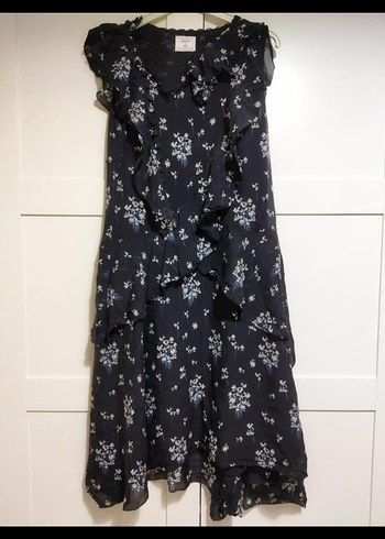 Çiçekli Uzun Elbise - Görsel 2