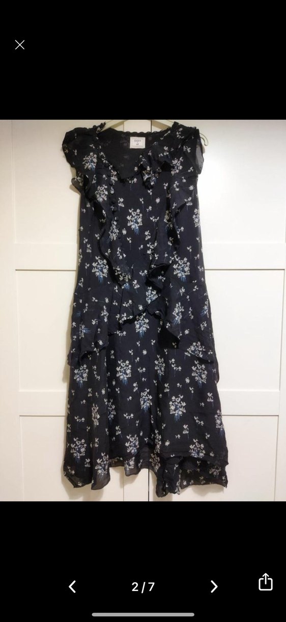 Çiçekli Uzun Elbise - Görsel 2