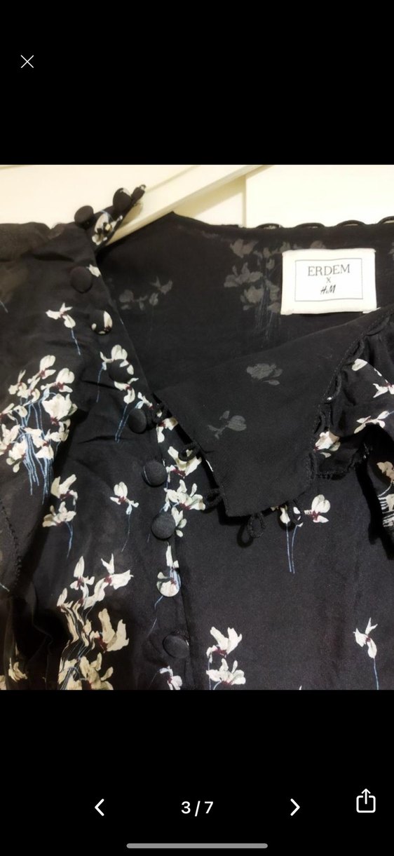 Çiçekli Uzun Elbise - Görsel 3