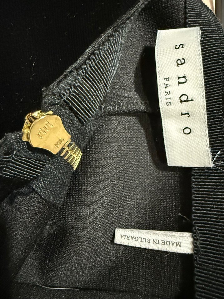 Siyah Kadife Mini Etek - Görsel 3