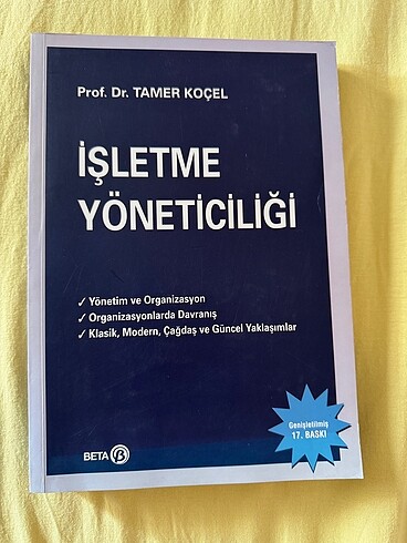 İşletme yöneticiliği kitap