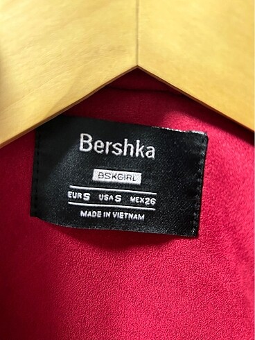 s Beden bordo Renk Bershka ceket