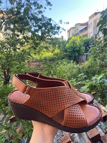 40 Beden Hakiki Deri Sandalet