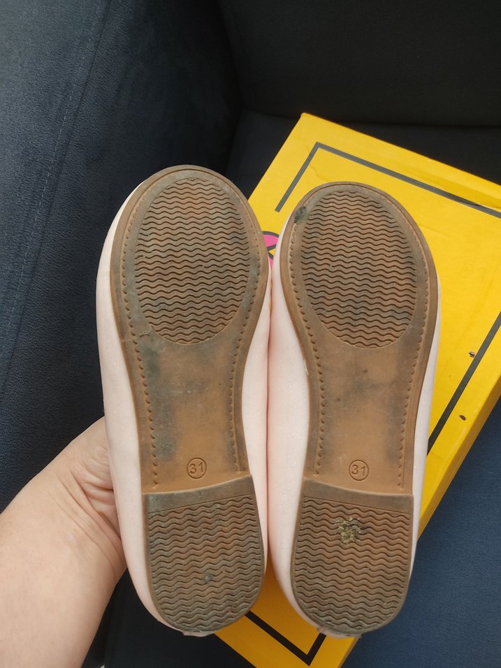 Kız Çocuk Pembe Fiyonklu Babet Ayakkabı - Görsel 3