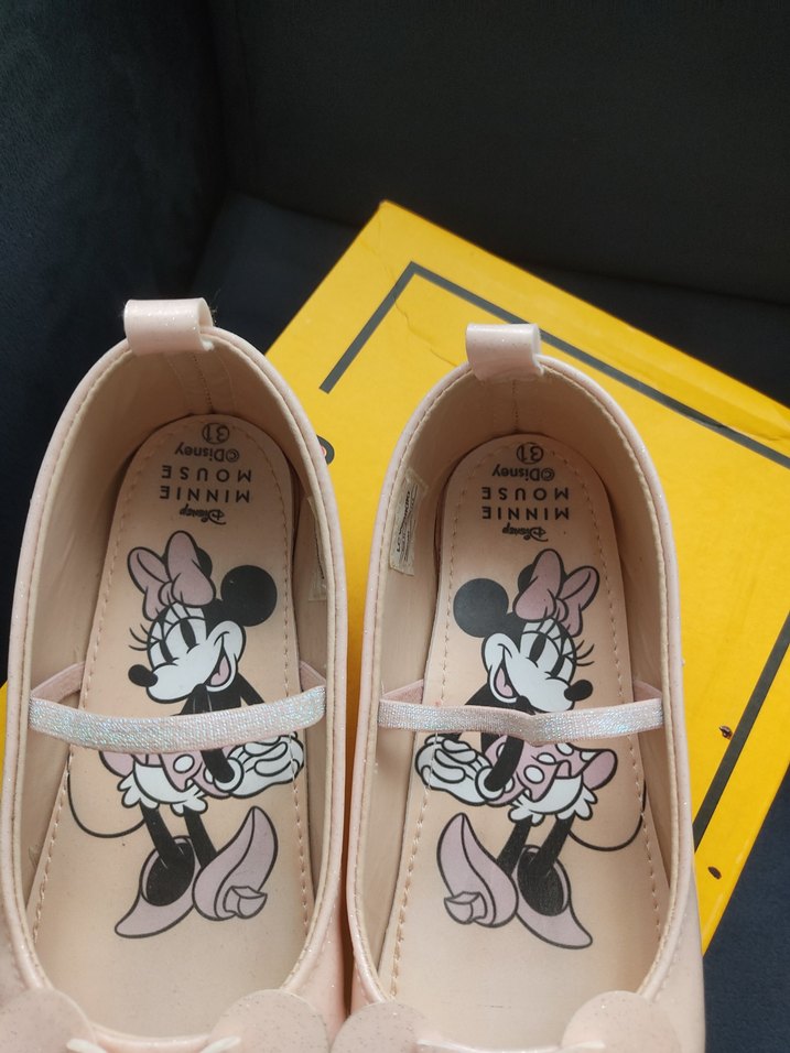 Kız Çocuk Pembe Fiyonklu Babet Ayakkabı - Görsel 2