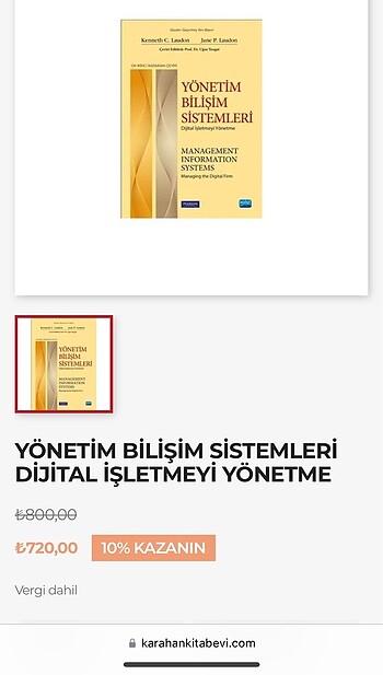  Beden Renk Yönetim Bilişim Sistemleri Kenneth C. Laudon,Jane P. Laudon