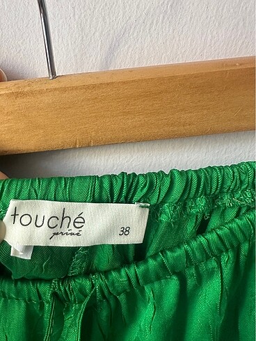 38 Beden yeşil Renk Touche pantolon