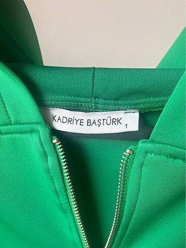 m Beden yeşil Renk Kadriye Baştürk kapişönlü sweatshirt