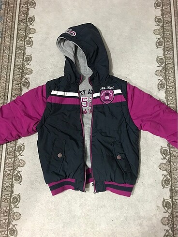 Zara kız çocuk çift taraflı mont