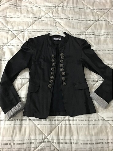saten kısa vintage ceket