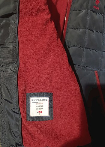 Kapüşonlu Bordo-Siyah Erkek Yelek - Görsel 2