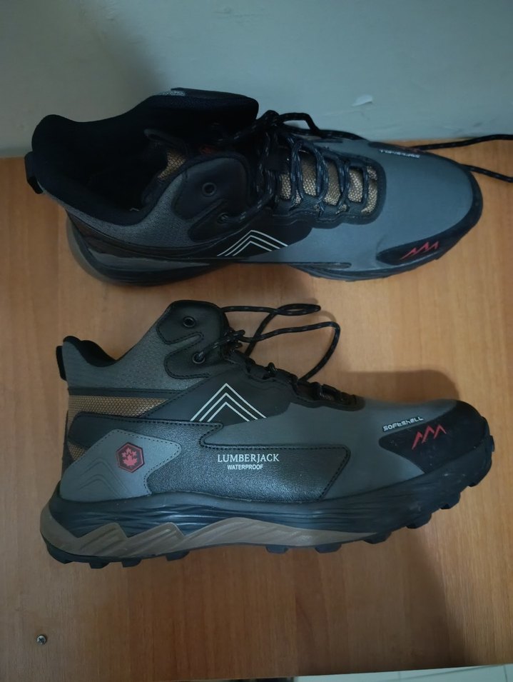 Gri Bağcıklı Lumberjack Outdoor Erkek Ayakkabı - Görsel 3